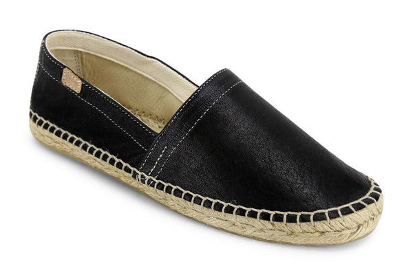 Castell Women's Brown Leather Espadrilles