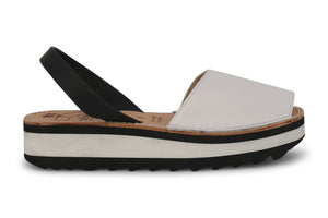 Mibo Sport Avarcas White Menorcan Sandals - THE AVARCA STORE